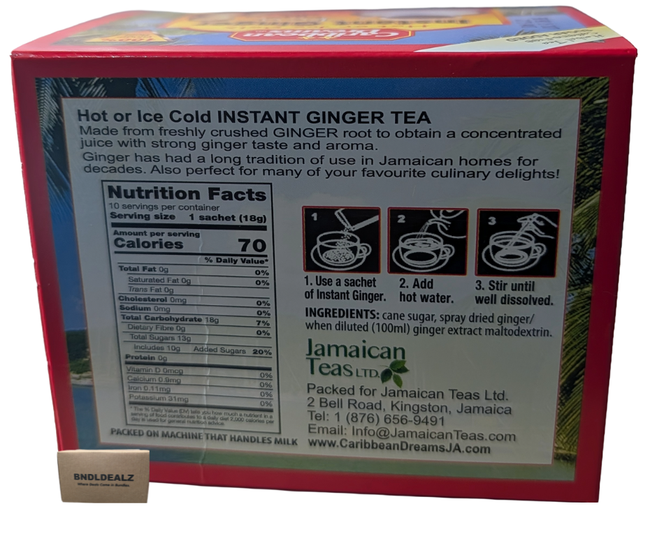 Caribbean Dreams Instant Ginger Tea Bundle | BNDLDEALZ™