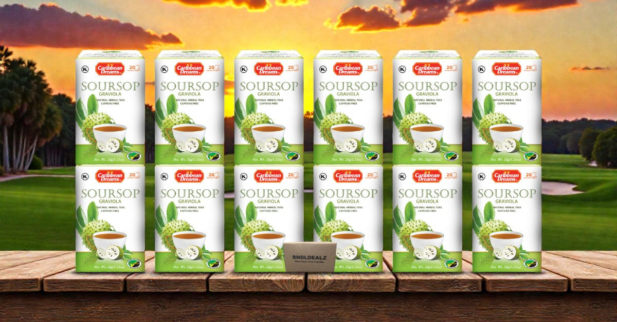 Caribbean Dreams Soursop (Graviola) Herbal Tea Bundle