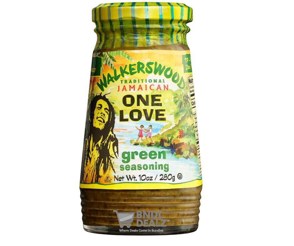 Walkerswood Traditional Jamaican One Love Green Seasoning 10oz Jar – Authentic Caribbean Green Marinade Canada USA